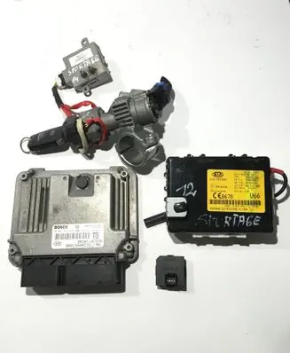 KIA Sportage Engine ECU kit and lock set 0281017046 954201D000 391012F570