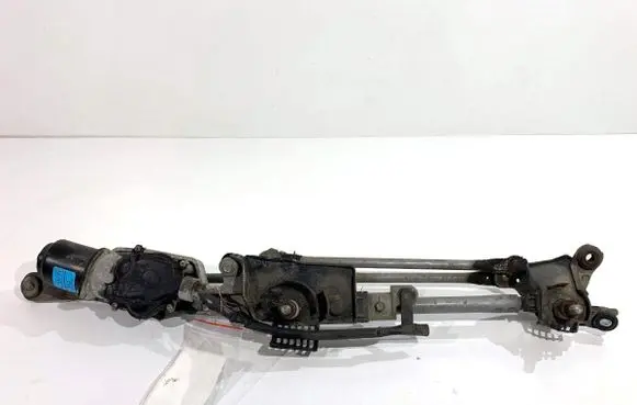 Front wiper linkage and motor