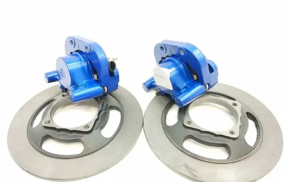 Aixam Coupe Brake discs and calipers set 6AR028 6AR064 6AR063