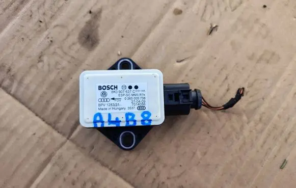 ESP acceleration yaw rate sensor