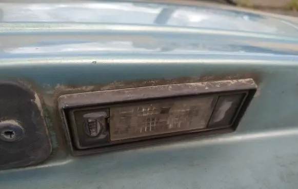Number plate light