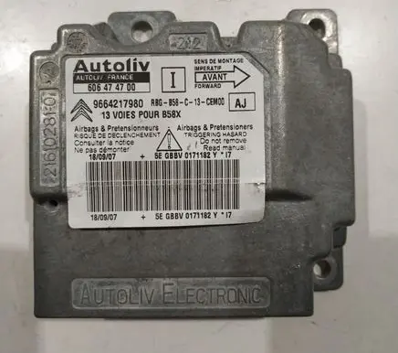 Citroen C4 I Picasso Airbag control unit/module 606474700 9664217980