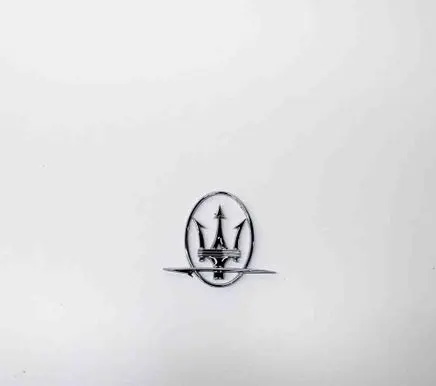 Maserati Ghibli Manufacturer badge logo/emblem 