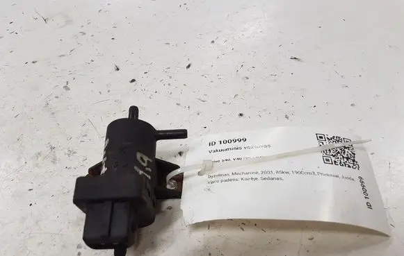 Volvo S40, V40 Vacuum valve 7700113709