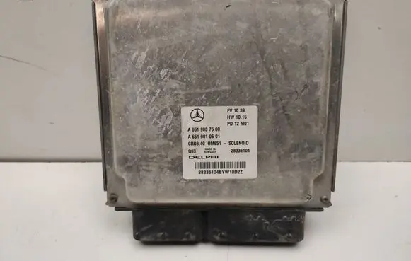 Mercedes-Benz B W246 W242 Engine control unit/module A6519007600