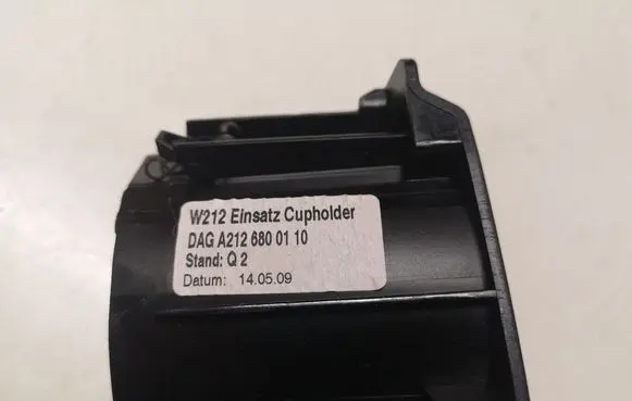 Mercedes-Benz E W212 Cup holder front A2126800110
