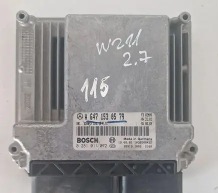 Mercedes-Benz E W211 Engine control unit/module A6471530579 1039S00432 0281011072