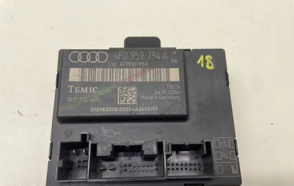Audi A6 S6 C6 4F Door control unit/module 4F0959794A 0033TFK0001