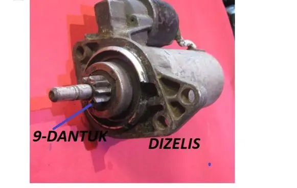 Volkswagen Caddy Starter motor 1005821736