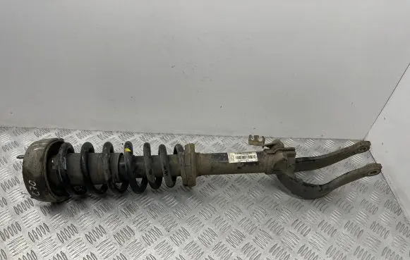 Front shock absorber with coil spring