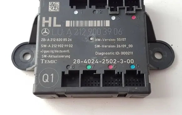 Mercedes-Benz GLK (X204) Door control unit/module A2129003906 A2128208526 A2129029902