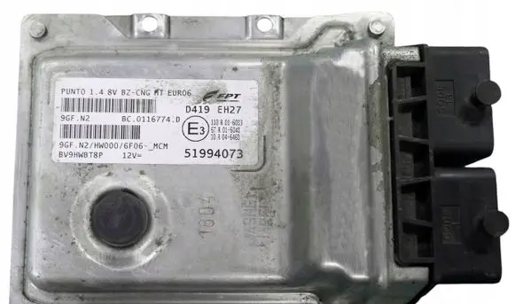 Fiat Punto (176) Engine control unit/module 51994073 9GFN2