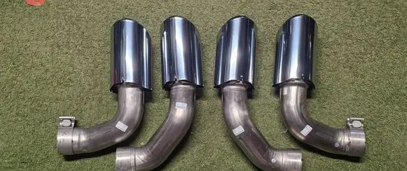 Porsche Cayenne (9Y0 9Y3) Muffler ending 9Y0253825A 7X0253825AR 9Y0253825AJ