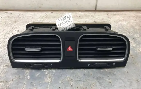 Volkswagen Golf VI Dash center air vent grill 5K0815736D