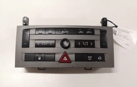 Peugeot 407 Climate control unit 96573322YW02 VP4PUH18C612FH