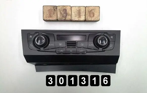 Audi A4 S4 B7 8E 8H Climate control unit 8T2820043M