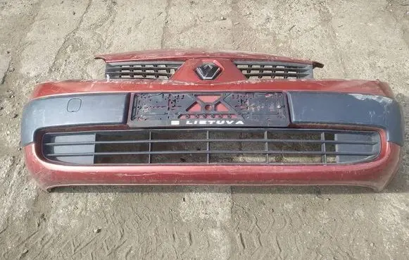 Renault Scenic II - Grand scenic II Front bumper raudonas