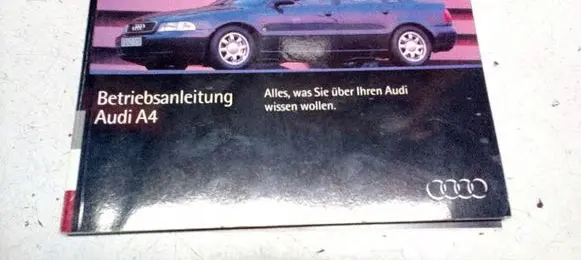 Audi A4 S4 B5 8D User manual 