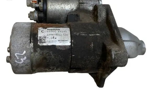 Nissan Juke I F15 Starter motor 23300EE01C S114901D 180317
