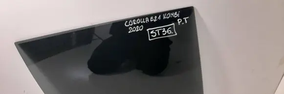 Toyota Corolla E210 E21 Rear door window glass 00002020