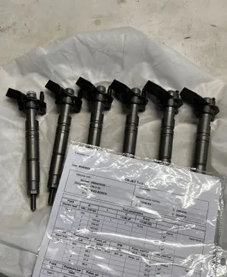 Mercedes-Benz E W211 Fuel injectors set 0986435355 0986435