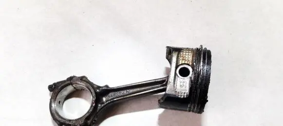Piston with connecting rod
