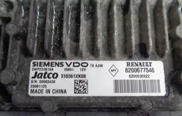 Renault Scenic II - Grand scenic II Gearbox control unit/module 8200677546 8200636922