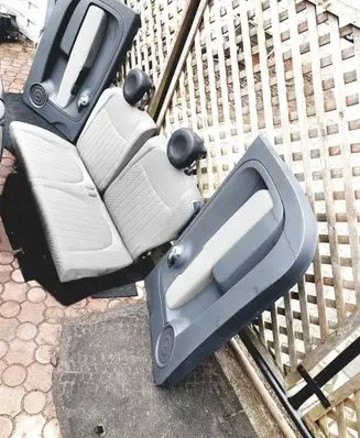 Fiat 500 Seat and door cards trim set 
