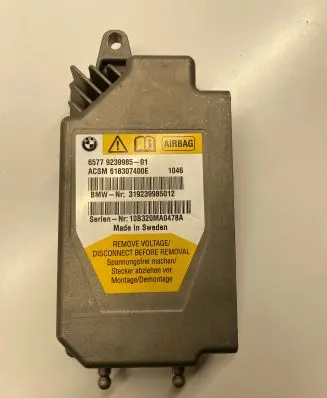 BMW 5 F10 F11 Airbag control unit/module 319239985012 618307400E 9239985