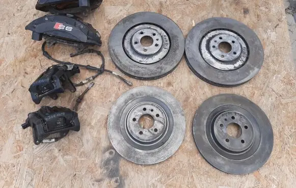 Audi A6 S6 C7 4G Brake discs and calipers set 4G0615106AS 4G0615105AS