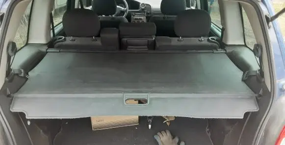 Opel Zafira A Parcel shelf load cover 