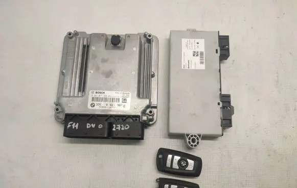 BMW 5 F10 F11 Engine ECU kit and lock set 13618511907 13618514280 13618518479