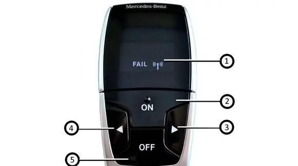 Mercedes-Benz E W212 Webasto auxiliary heater remote control A2058208002