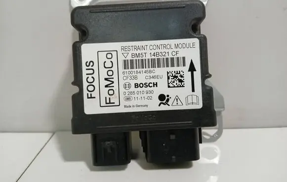 Ford Focus Airbag control unit/module BM5T14B321CF 0285010930 6100184145BC
