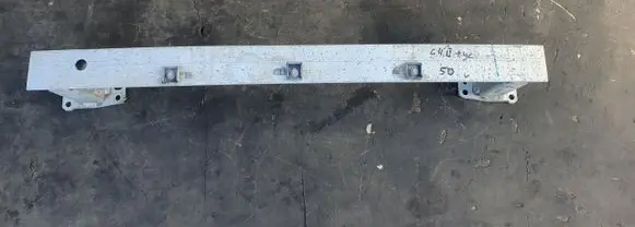 Rear bumper support beam