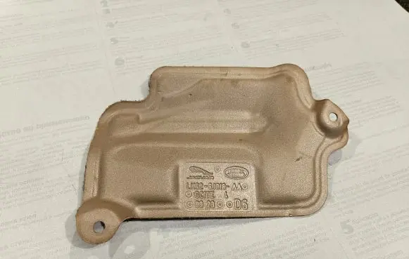 Heat shield in engine bay