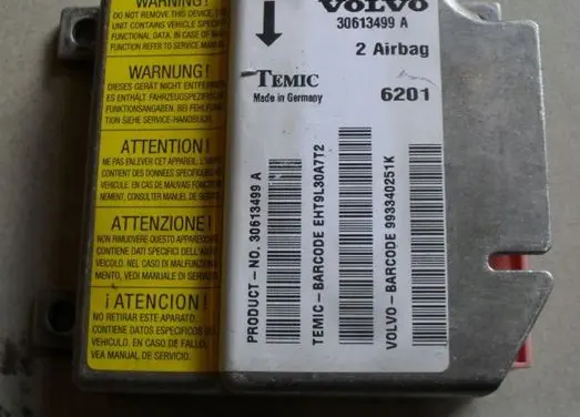 Volvo S40, V40 Airbag control unit/module 30613499A