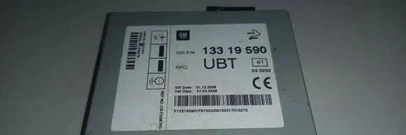 Opel Insignia A GPS navigation control unit/module 13319590