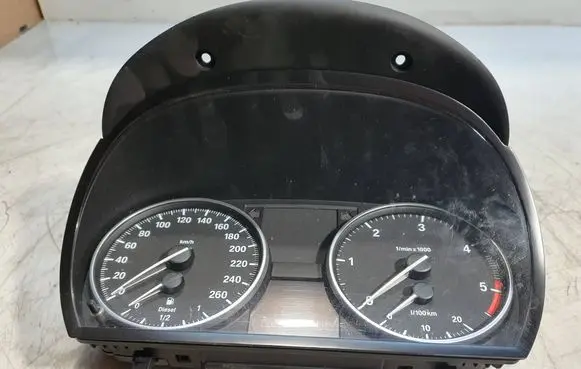 BMW 3 E90 E91 Speedometer (instrument cluster) 102535084 9166846 470111842