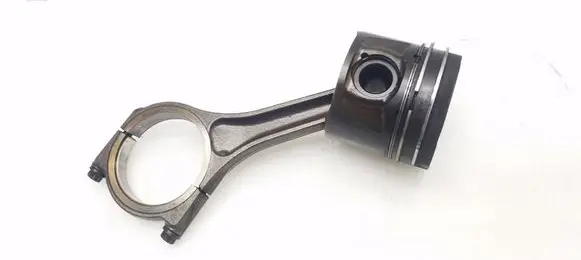 Piston with connecting rod