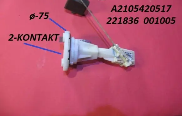 Mercedes-Benz E W210 Fuel level sensor A2105420517 221836
