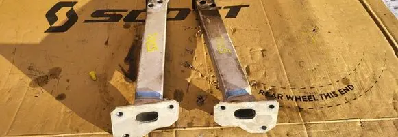 Fiat 500L Front bumper shock/impact absorber 160231044