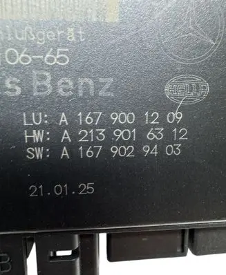 Mercedes-Benz GLE W167 Tow bar relay A1679001209