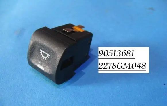Opel Vectra B Interior lighting switch 90513681 2278GM048