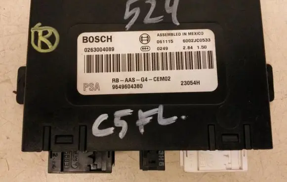 Citroen C5 Parking PDC control unit/module 9649604380 0263004089 23054H