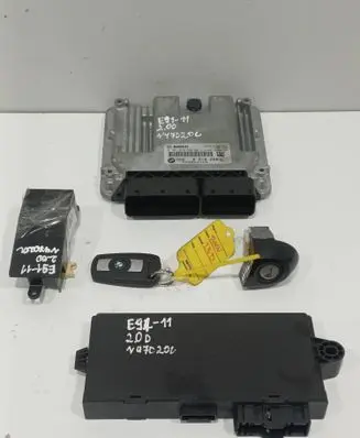 BMW 3 E90 E91 Engine ECU kit and lock set 8518268 9262361 6986585