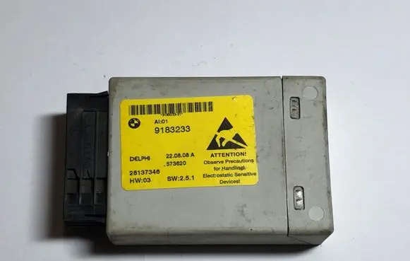 BMW 5 E60 E61 Center console control module 9183233 28137346