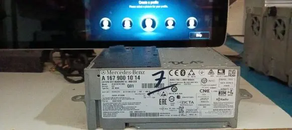 Mercedes-Benz A W177 Radio/CD/DVD/GPS head unit A1679001014