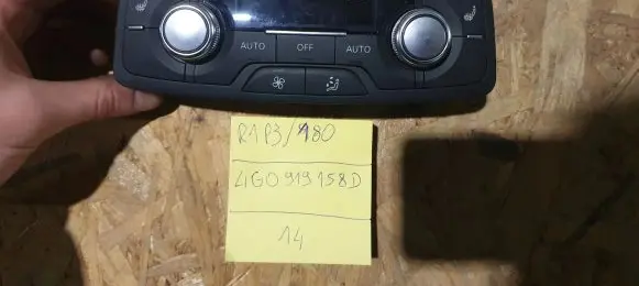 Audi A6 S6 C7 4G Climate control unit 4G0919158D