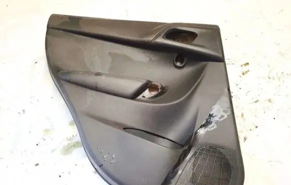Rear door card panel trim
